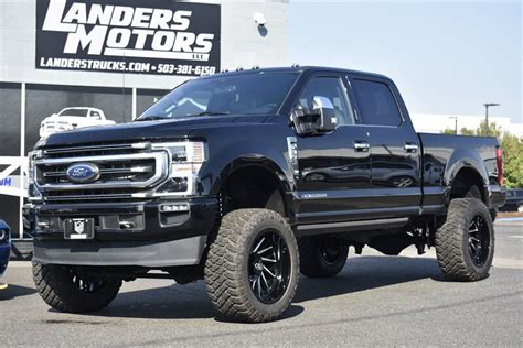 2022 Ford F 350 Platinum Lifted Diesel Truck 4x4 Loaded