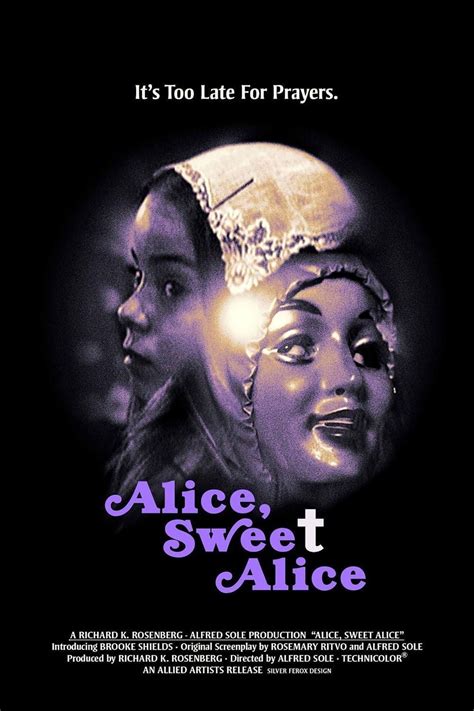 Alice Sweet Alice 1976 Posters — The Movie Database Tmdb