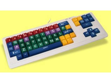 Kbc 270mc Large Key Keyboard 1 Inch Multi Coloured Keys Data Sheet