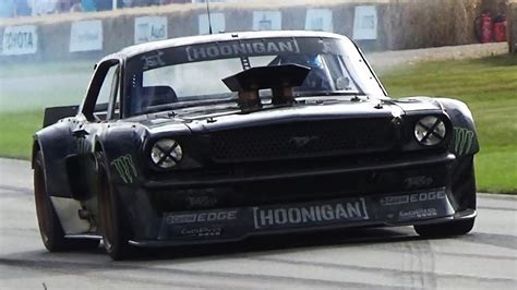 Ken Block S HP Mustang HOONICORN Drifting LOUD SOUND And Donuts YouTube