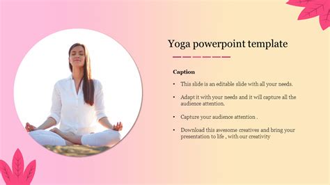 impressive yoga powerpoint template ppt presentation