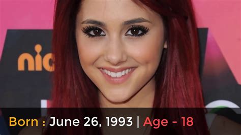 Ariana Grande Age Transformation 2018 From 1 To 24 Youtube