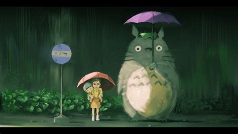 Totoro Umbrella Scene