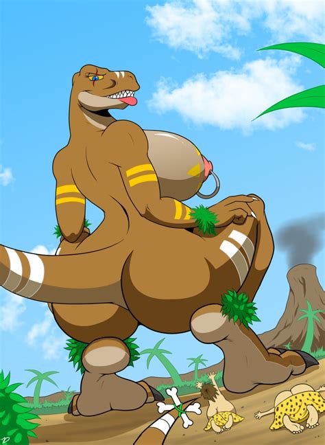 Big Ass Dino A Large T Rex Or Allosaurus Just Outside | SexiezPix Web Porn
