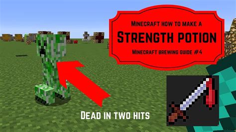What makes a potion of strength? Minecraft brewing - How to make a potion of strength ...