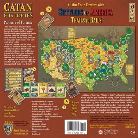 The 19th century has arrived and america is heading west. Catan Histories: Settlers of America Trails to Rails