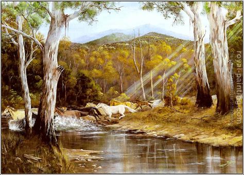 Australian Bush XI by George Phillips | Oil Painting Reproduction