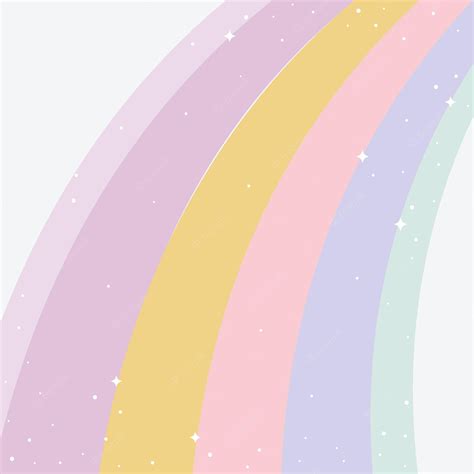 Premium Vector Cute Pastel Rainbow Background Candy Color Nursery