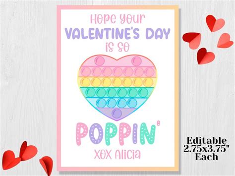 Poppin Valentine Printable