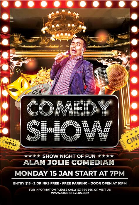 What makes a comedy a comedy? Comedy Event Free PSD Flyer Template | FreebieDesign.net