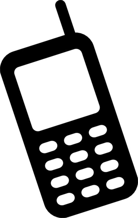 Mobile Phone Clipart Black And White 101 Clip Art