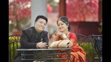 Amarjyoti And Niharikaassamese Traditional Weddingassamese Couple
