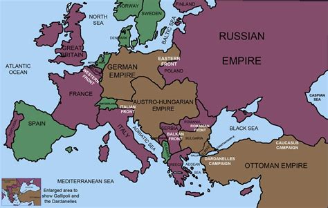 Map Of Europe Before Ww