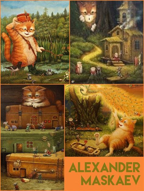 Alexander Maskaev Cat Art Amazing Art Artist