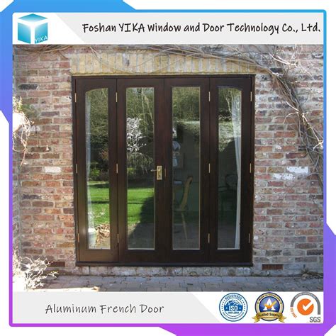 Yika Double Colour Thermal Break Aluminum Tempered Glass Casement Door