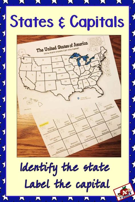 Identifying States And State Capitals Of The United States States And
