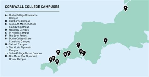 P3 Cornwall College Campuses Map Feat Fe Week