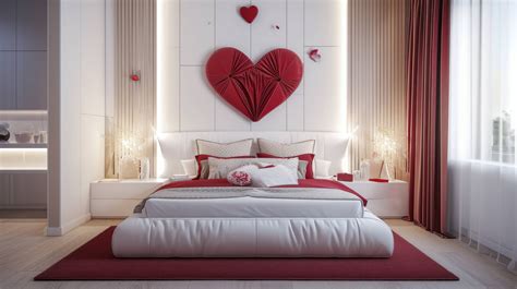 Romantic Bedroom Ideas Valentines Day Bedroom Decor Heart Themed Bedroom Red And White