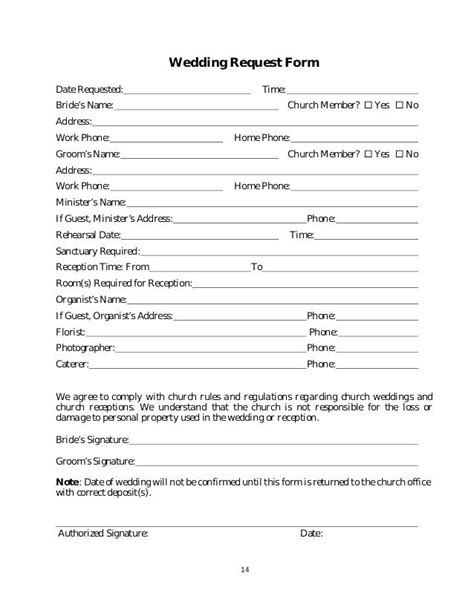 Free Church Forms Printable Printable Forms Free Online