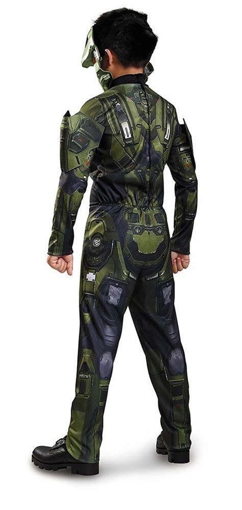 Master Chief Classic Costume Halo Child Boys Muscle Halloween Disguise