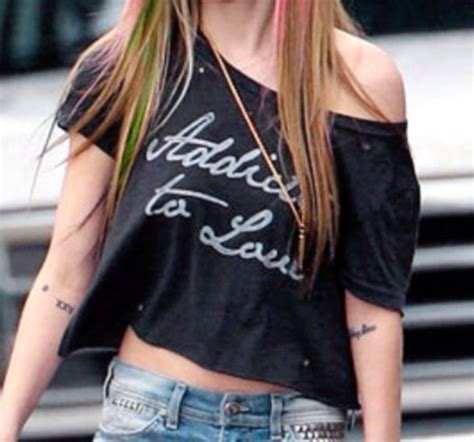 Crop Tops Avril Lavigne Top Wheretoget