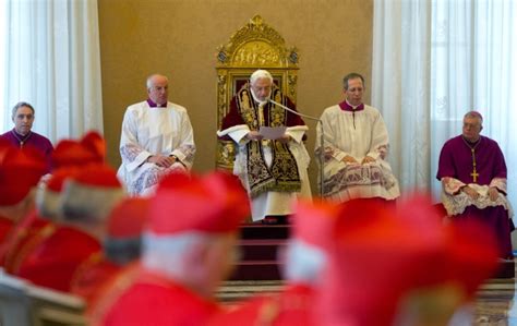 Full Text Pope Benedict Xvi Announces Resignation