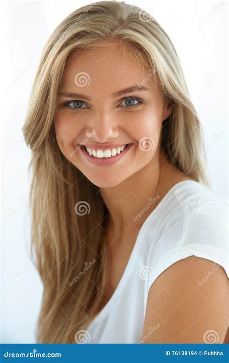 Female Face Smiling