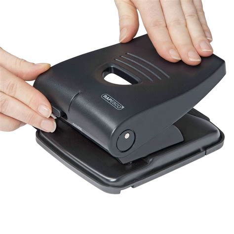 Rapesco 835 P Heavy Duty Hole Punch Black Pf835pb2