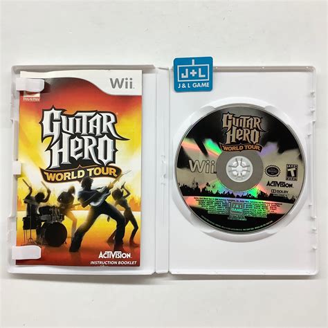 Guitar Hero World Tour Nintendo Wii Pre Owned In 2022 Hero World Guitar Hero Guitar