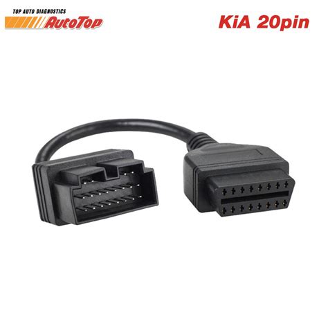 20 Pin To 16 Pin Obd 2 Ii Female Diagnostic Adapter Car Connector Cable