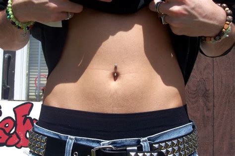 Male Belly Ring Bellybutton Piercings Cool Piercings Belly Button