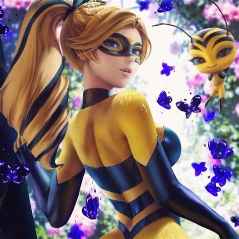 marie on instagram “marvelous artwork of queen bee by artsbycarlos 💖 miraculousladybug mir