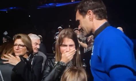 Roger Federer Caught Telling Emotional Message To Children While Crying