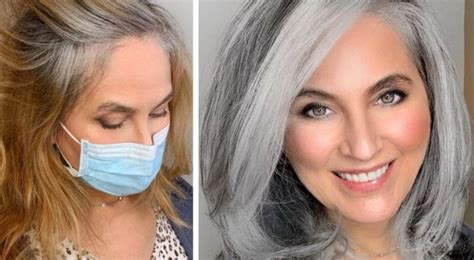 Gray Hair 15 Women Who Gave Up On Dye And Preferred To Show Off Their