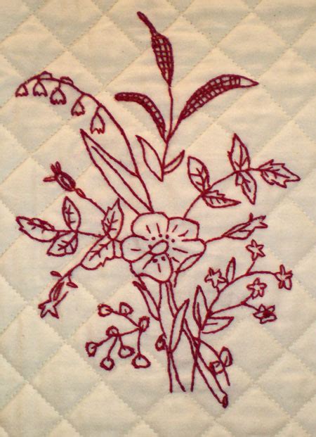 Quilting Over Embroidery