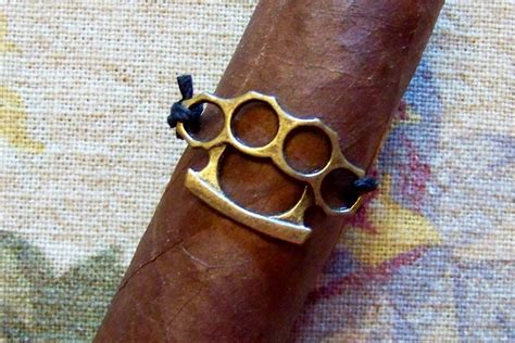 Tiny Tims Cigar World Ezra Zion Brass Knuckles Xl 6 X 54