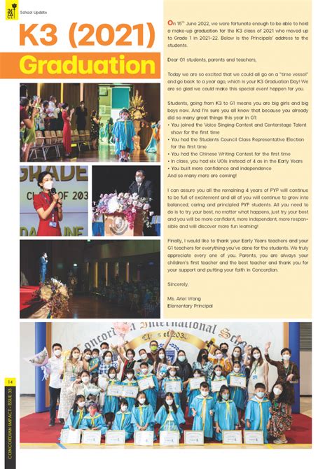 Early Years News Concordian International School Bangkok Thailand