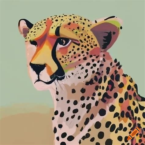Cheetah In The Savannah