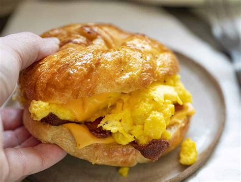 Bacon Egg And Cheese Croissant I Am Homesteader