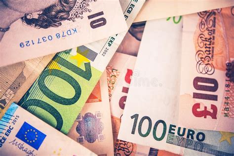 British Pound To Euro Concept Editorial Stock Image Image Of Trade