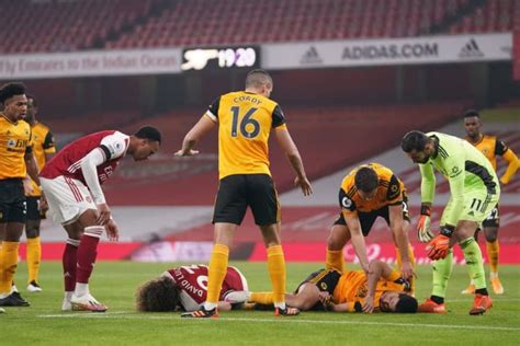David luiz and raul jimenez injury incident. Wolves' Raul Jimenez making good progress from head injury