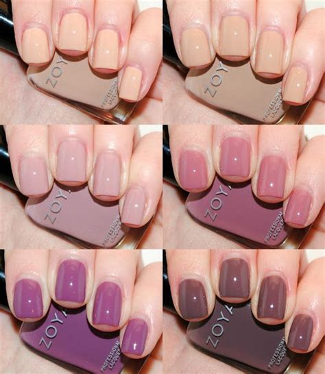 Zoya Naturel Collection Swatches Review Beauty Hacks Nails Nail