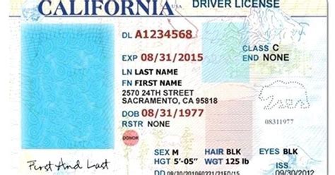 State Id Blank Template Snappeek Ca Drivers License