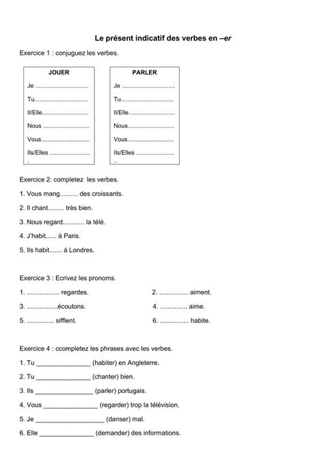 French Flashcards French Worksheets Verb Worksheets Verbs Activities