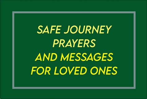 2024 Prayer For Safe Travel And Protection For A Loved One