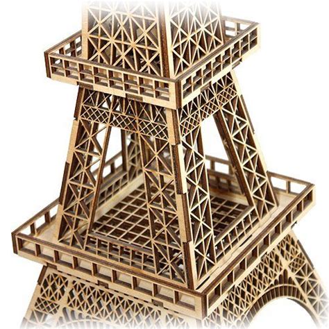Cdr Format Vector For Laser Cut Of Eiffel Tower Dxf Download Freevector