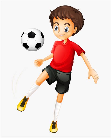 Boy Playing Football Clipart Png Jenwiles