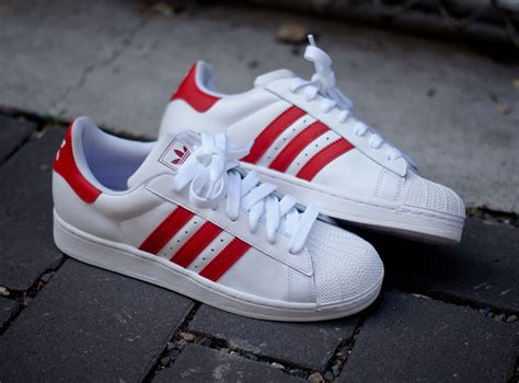 Adidas Originals Superstar Ii White Red