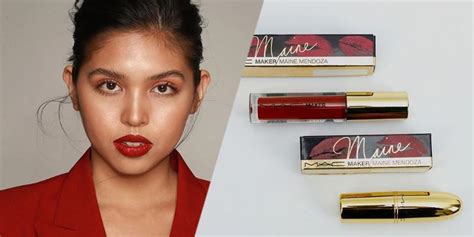 Maine Mendozas Red Mac Lipstick And Lipglass Are Already Up For Grabs