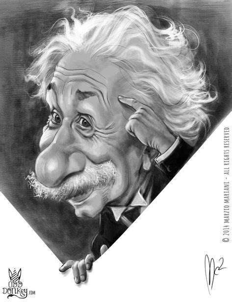 90 Albert Einstein Caricature Collection Ideas Karykatura